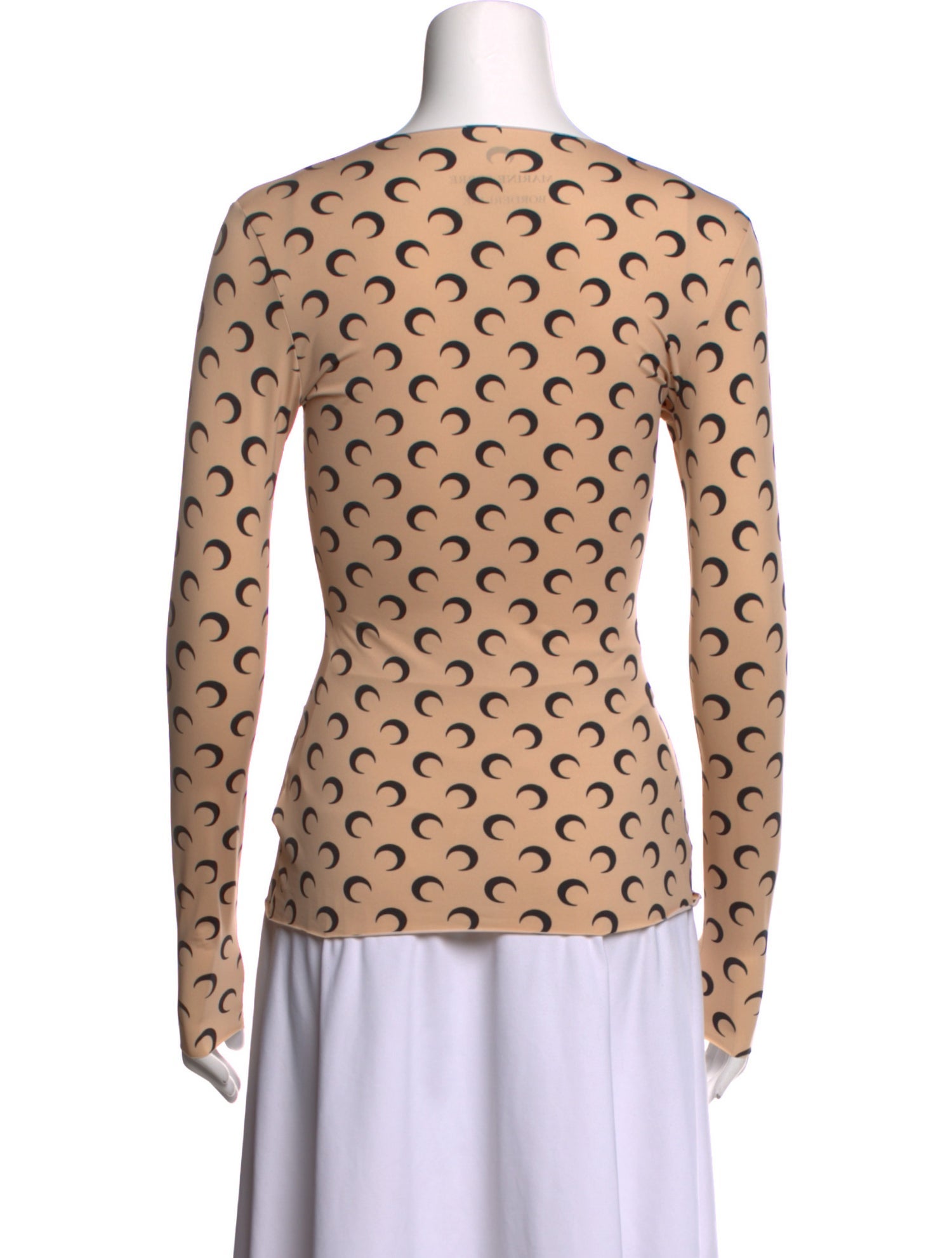 Marine Serre Borderline Printed Top